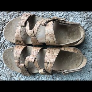 Women’s Vionic Gold Cork Sandals